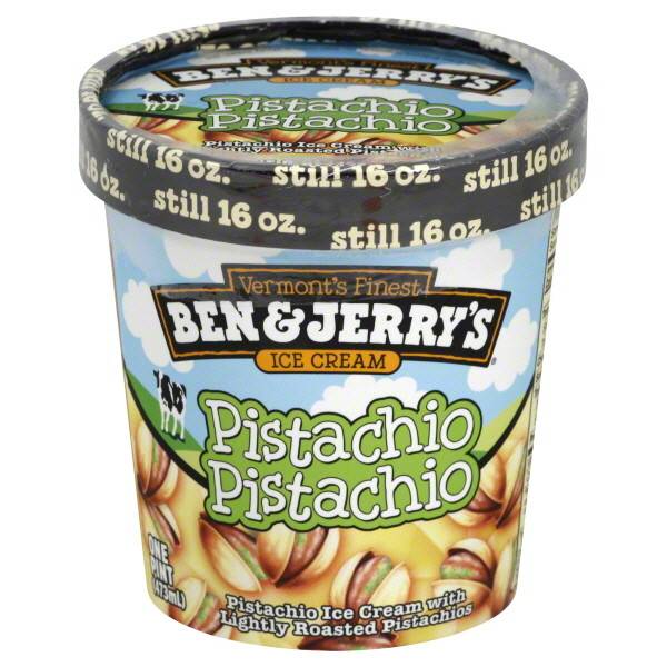 Ben & Jerry's Pistachio Pistachio Ice Cream 1 Pt
