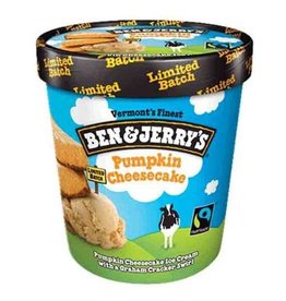 Ben & Jerry's Pumpkin Cheesecake Ice Cream 1 Pt