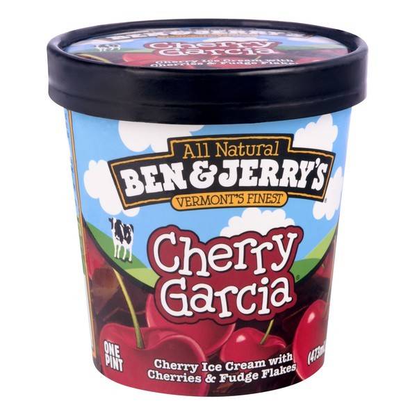 Ben & Jerry's Cherry Garcia Ice Cream 1 Pt