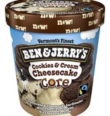 Ben & Jerry's Cookies & Cream Cheesecake Core Ice Cream 1 Pt