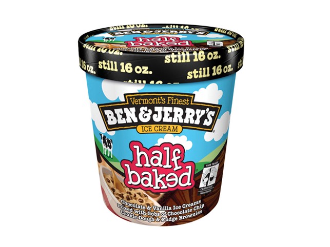 Ben & Jerry's Half Baked Ice Cream 1 Pt