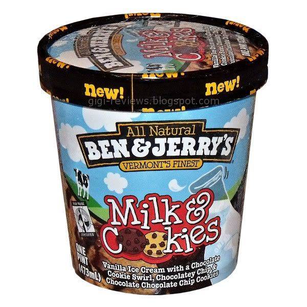 Ben & Jerry's Milk & Cookies Ice Cream 1 Pt