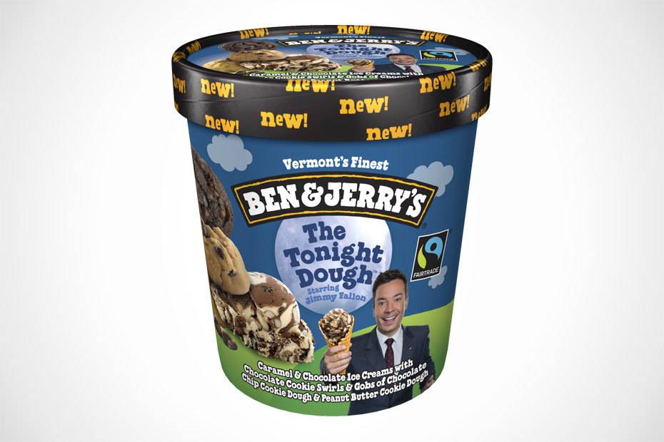 Ben & Jerry's The Tonight Dough Starring Jimmy Fallon Ice Cream 1 Pt