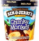 Ben Jerry's Chunky Monkey Ice Cream 1 Pint