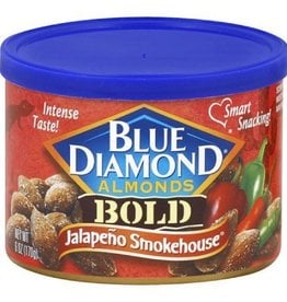Blue Diamonds Almonds Can Jalapeno Smokehouse 6oz