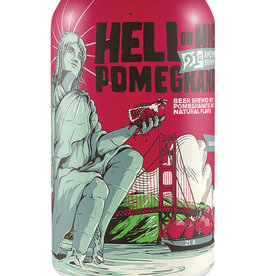 21st Amendment Hell or High Pomegranate ABV 4.9% 6 packs