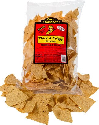 Casa Sanchez Gluten Free Thick & Crispy Tortilla Chips