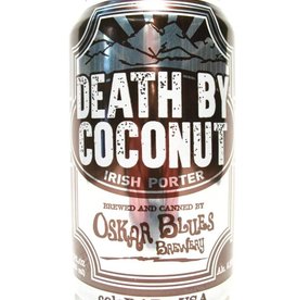 Oskar Blues Brewery Death by Coconut ABV: 6.5%  6 Pack