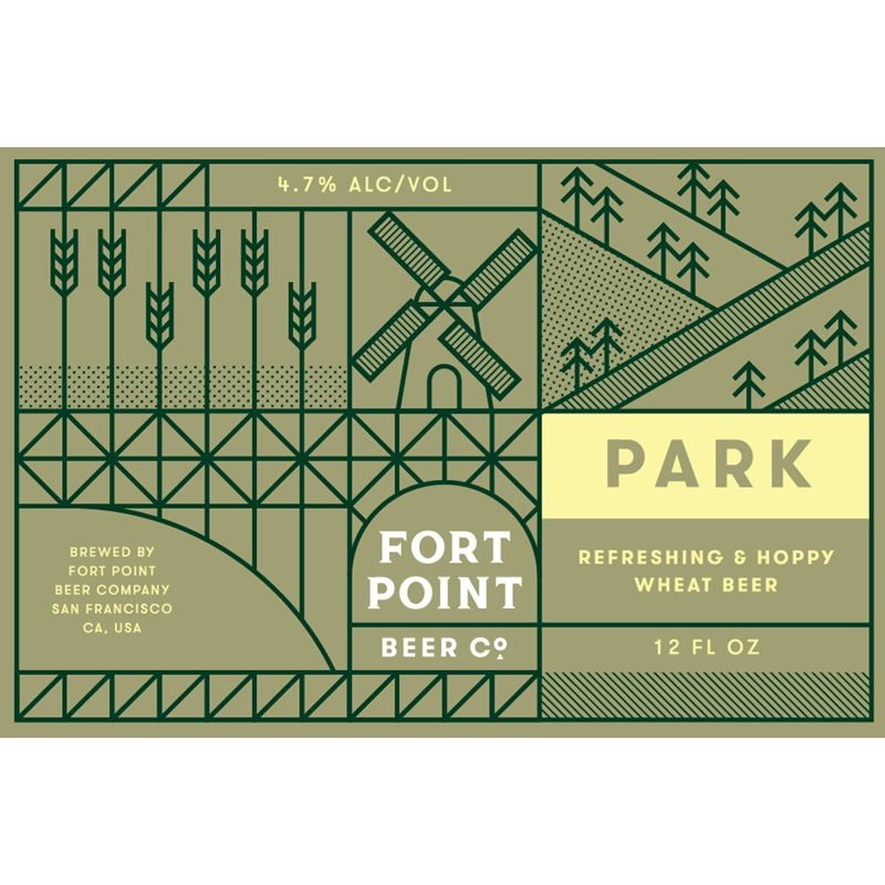 Fort Point Beer Co.  Park ABV: 4.7%  6 Pack