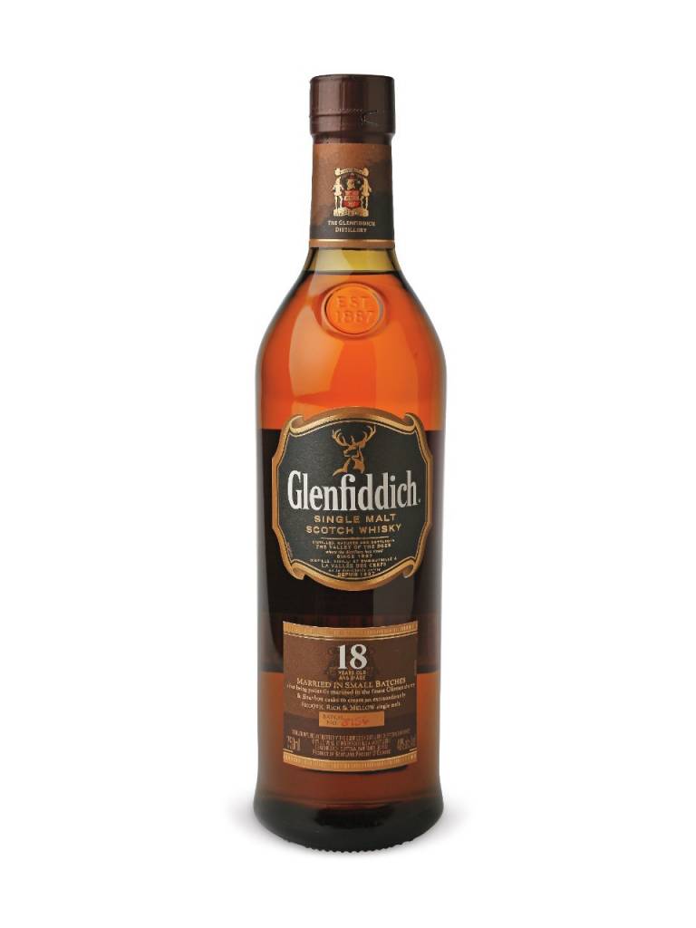 Glenfiddich 18 Years Single Malt Scotch Whisky Proof: 80 750 mL