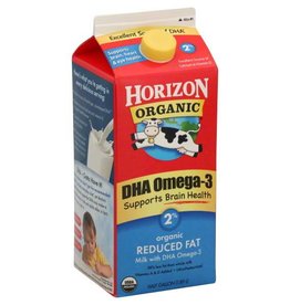Horizon Organic 2% Reduced Fat Milk 1/2 Gal