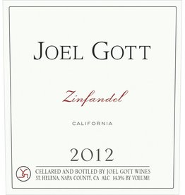 Joel Gott Zinfandel 2021 ABV: 14.1%  750 mL