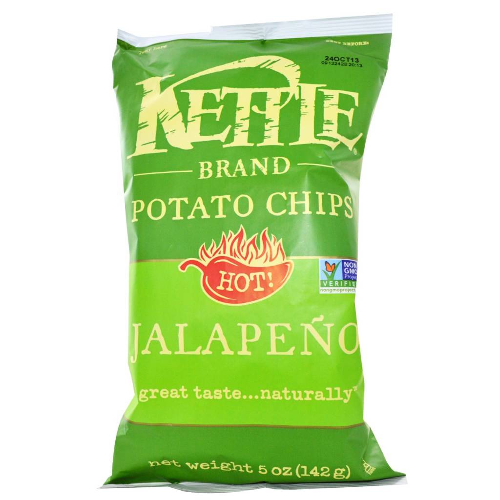 Kettle Brand Potato Chips Jalapeno 5 OZ