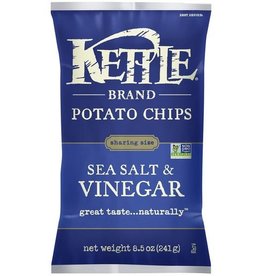 Kettle Brand Potato Chips Sea Salt & Vinegar 2 OZ