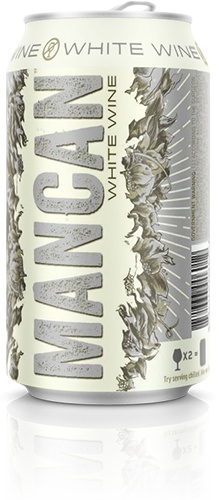 Man Can White Wine ABV: 12.5% 4 Pack