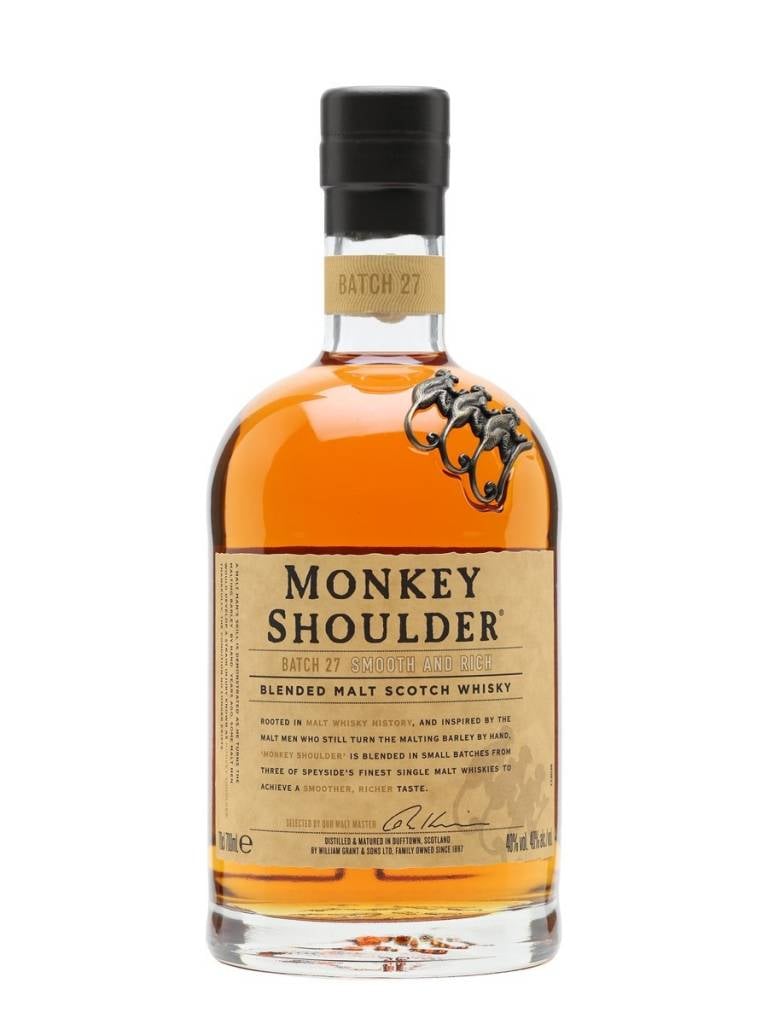 Monkey Shoulder Blended Scotch Malt Whisky Proof: 87  750 mL