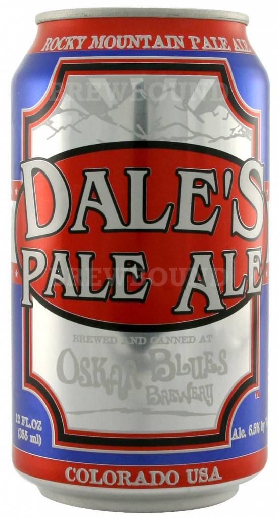 Oskar Blues Brewery Dale's Pale Ale ABV: 6.5%