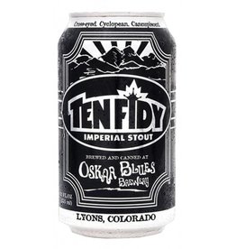 Oskar Blues Brewery Ten Fidy ABV: 10.5%  4 Pack