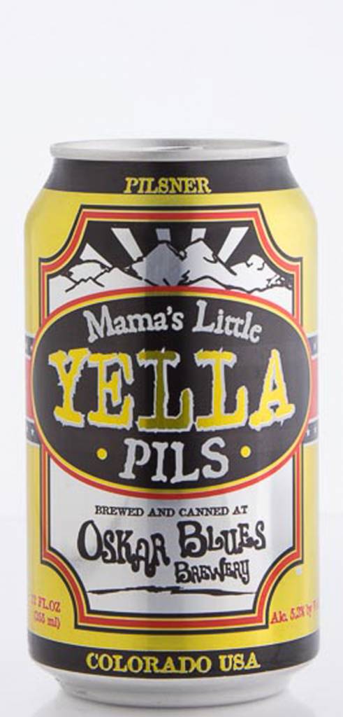 Oskar Blues Mama's Little Yella Pilsner ABV: 5.3% 6 Pack