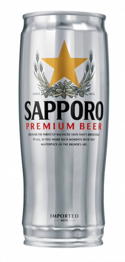 Sapporo Premium Can ABV: 4.9%  6 Pack