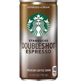 Starbucks Double Shot Coffee Espresso & Cream 6.5 OZ