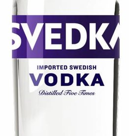 Svedka Vodka ABV: 80  375 mL