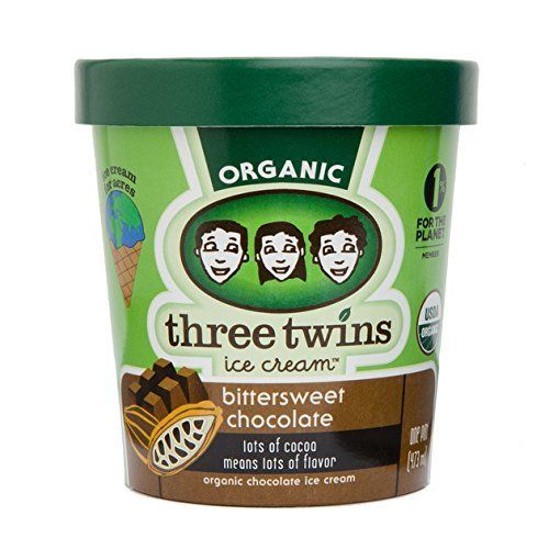 Three Twins Organic Bittersweet Chocolate Ice Cream 1 pt