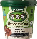 Three Twins Organic Caramel Truffle Swirl Ice Cream 1 pt