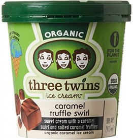 Three Twins Organic Caramel Truffle Swirl Ice Cream 1 pt