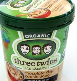 Three Twins Organic Chocolate Chip Cookie Dough Ice Cream 1 pt