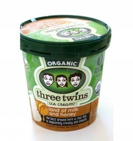 Three Twins Organic Land of Milk & Honey Ice Cream 1 pt