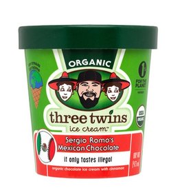 Three Twins Organic Sergio's Mexican Chocolate Ice Cream 1 pt