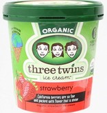 Three Twins Organic Strawberry Ice Cream 1 pt