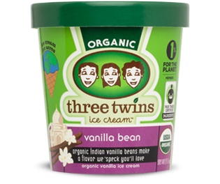 Three Twins Organic Vanilla Bean Ice Cream 1 pt