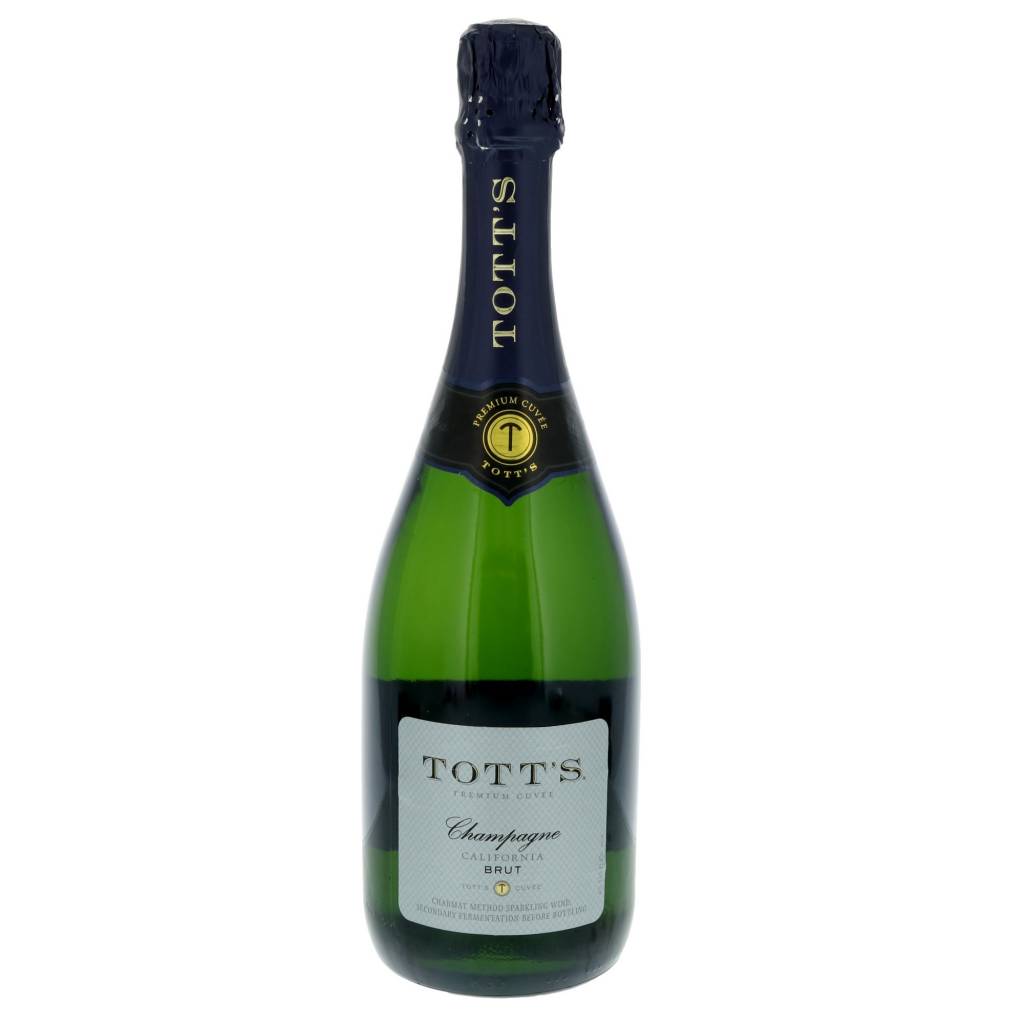 Totts Brut Champagne ABV: 10%  750 mL