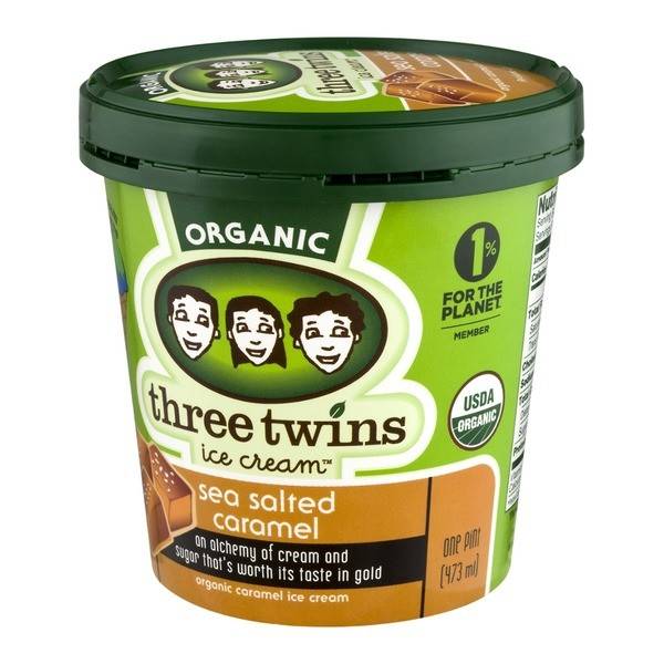 Three Twins Organic Sea Salt Caramel Ice Cream Cup