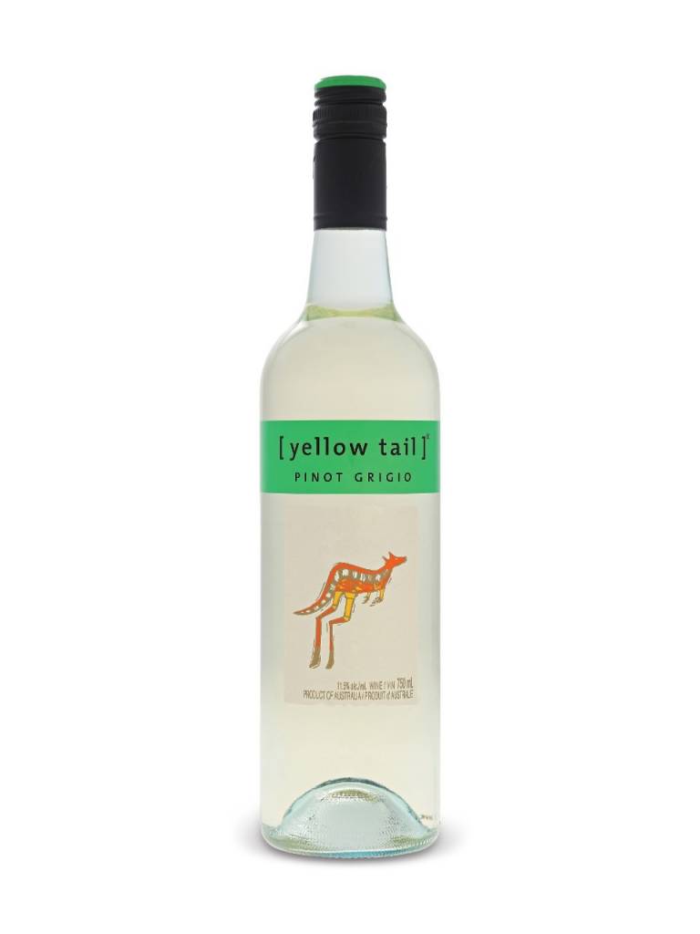 Yellow Tail Pinot Grigio 2017 ABV: 11.5%  750 mL