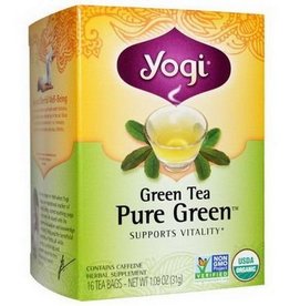 Yogi  Pure Green Tea 16 Bags 1.2 oz