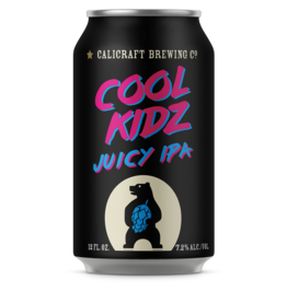 Calicraft Brewing Co. Cool Kidz Hazy IPA  ABV: 7.2%  6 Pack Can