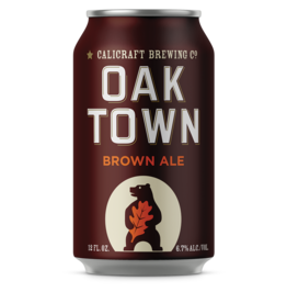 Calicraft Brewing Co. Oaktown Brown ABV: 7%  4 Pack 16 Fl OZ Can
