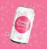 Canpagne Wine Co. Sparkling Rose Wine ABV 11%  375 ML Can