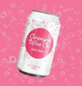 Canpagne Wine Co. Sparkling Rose Wine ABV 11%  375 ML Can