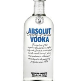 Absolut Vodka ABV: 40 % 750 mL