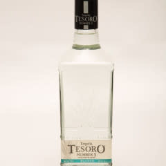 Tequila Tesoro Number 5 Blanco ABV: 40% 750 mL