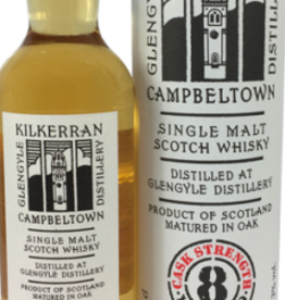 Kilkerran 8 Year Single Malt Scotch Whiskey ABV: 56.5% 750 mL