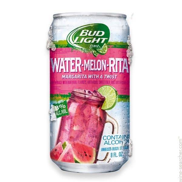 Bud Light Lime Water-Melon-Rita ABV 8% 25 OZ