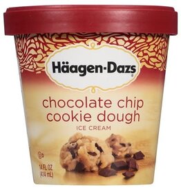 Haagen Dazs Chocolate Chip Cookie Dough Ice Cream 1 pt