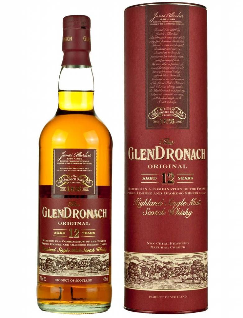 The Glendronach Original Single Malt Whisky ABV 43% 750 ML