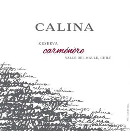 Calina Carmenere Reserva 2016  ABV 13.5% 750 ML