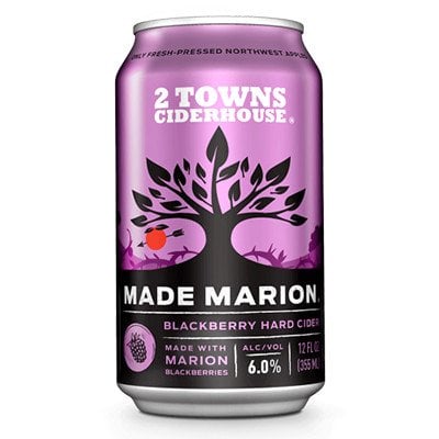 2 Towns Ciderhouse Made Marion ABV 6% 6 Pack